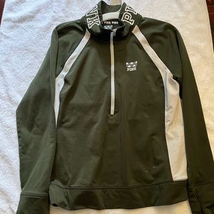 Ultimate pink quarter zip athletic top